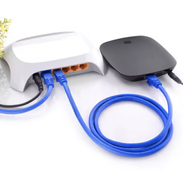 Патч корд LAN кабель 1м Cat5e UTP 24AWG синий для интернета и IP-камер - Фото 5 Патч корд LAN кабель 1м Cat5e UTP 24AWG синий для интернета и IP-камер - изображение 5