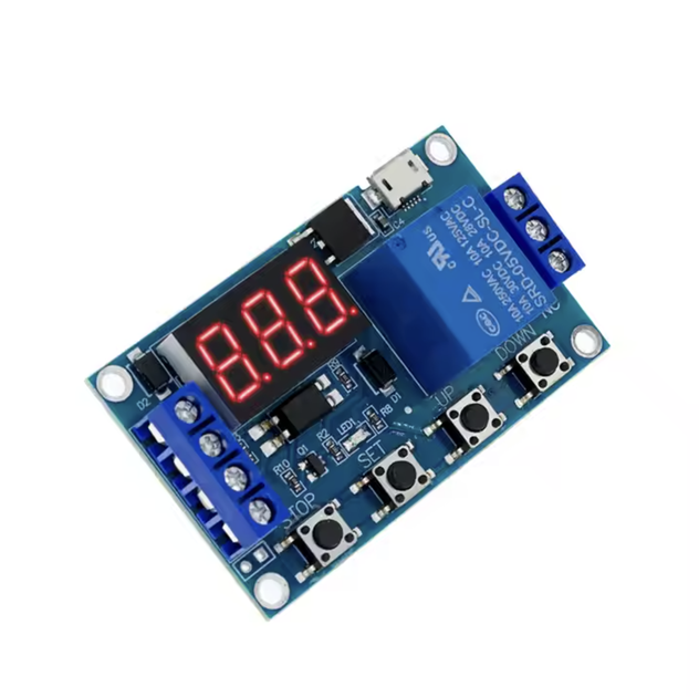 Реле времени HCW-M421 программируемый модуль с циклическим таймером Micro-USB - Фото 1 Реле времени HCW-M421 программируемый модуль с циклическим таймером Micro-USB - изображение 1
