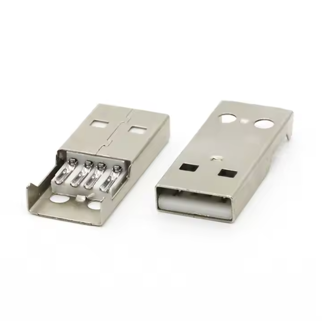 USB Type-A Male штекер розбірний DIY для ремонту кабелів - зображення 7