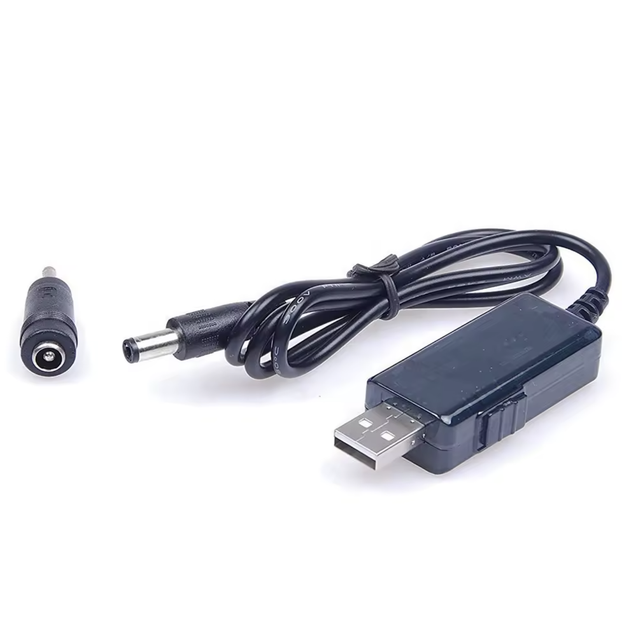 Кабель инвертор повышающий на 9-12В для роутера USBx5.5x2.1 от PowerBank - Фото 5 Кабель инвертор повышающий на 9-12В для роутера USBx5.5x2.1 от PowerBank - изображение 5