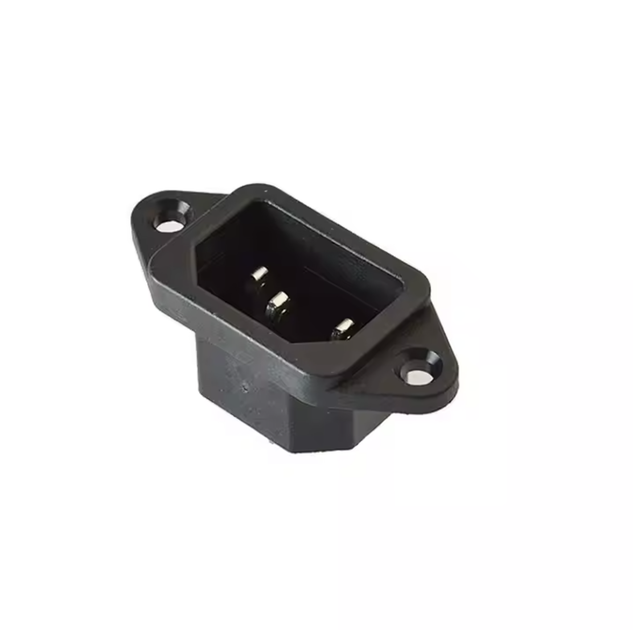 Штекер сетевой IEC 60320 C14 3pin коннектор монтажный на корпус 250В 10А - Фото 2 Штекер сетевой IEC 60320 C14 3pin коннектор монтажный на корпус 250В 10А - изображение 2
