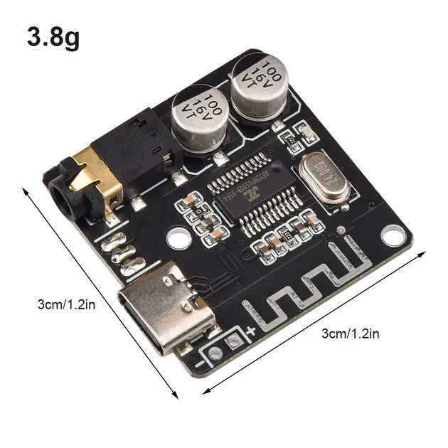 Стерео аудио модуль Bluetooth 5.0 XY-BT-Mini VHM-314 Type-C - Фото 2 Стерео аудио модуль Bluetooth 5.0 XY-BT-Mini VHM-314 Type-C - изображение 2