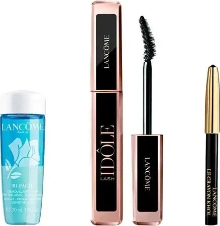 Набор Lancome Lash Idole Тушь для ресниц 8 мл + Карандаш для глаз 0.7 г + Средство для снятия макияжа с глаз 30 мл - изображение 4