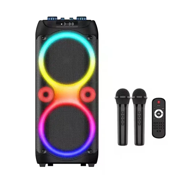 Безпровідна караоке-колонка SPS ZQS10213 з RGB підсвіткою 60 Вт 6000 мАг - зображення 2