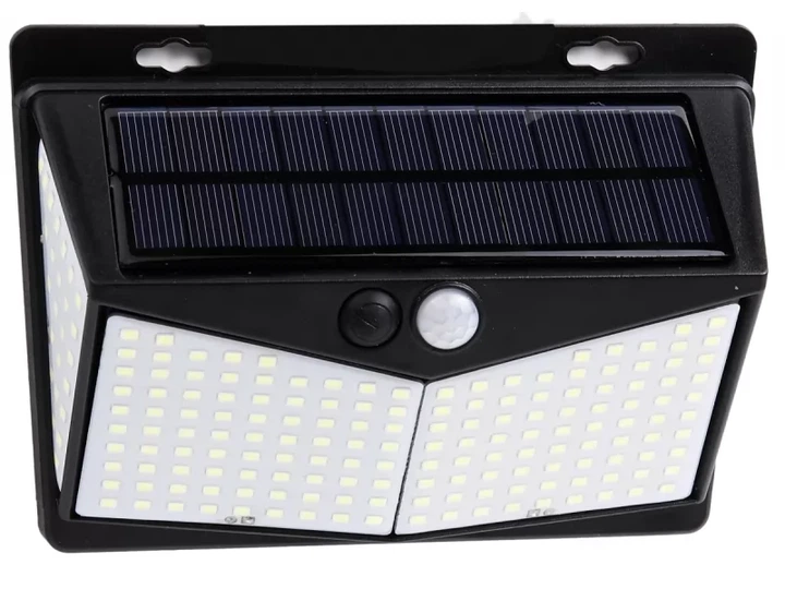 Світлодіодний світильник Luxel на сонячних батареях з датчиком руху IP65 20W (SSWl-03C) - зображення 3