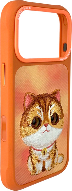 Панель Nimmy Big Eyed Pet 2.0 Cat для Apple iPhone 17 Pro Max Orange (6971080316487) - зображення 4