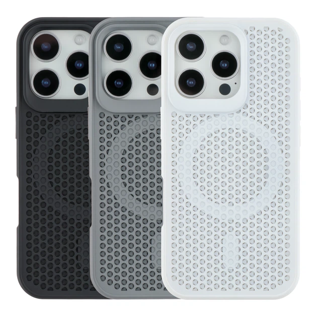 Чохол для iPhone 16 Pro Max AeroCool з MagSafe Grey - изображение 4