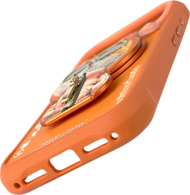 Панель Nimmy Cool&Cute 2.0 Cat MagSafe для Apple iPhone 17 Pro Orange (6971080316517) - зображення 2