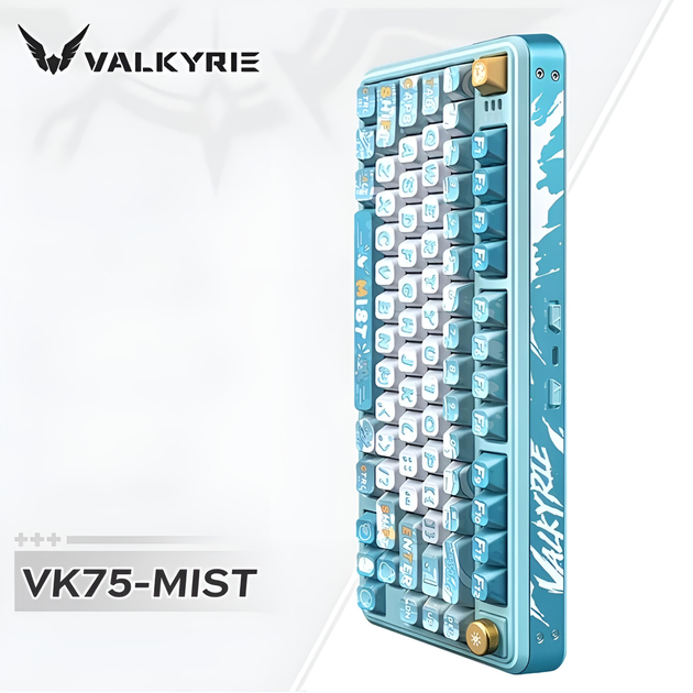 Игровая клавиатура VALKYRIE VK75 механическая с комбинированным подключением, подсветкой, MIST - изображение 2
