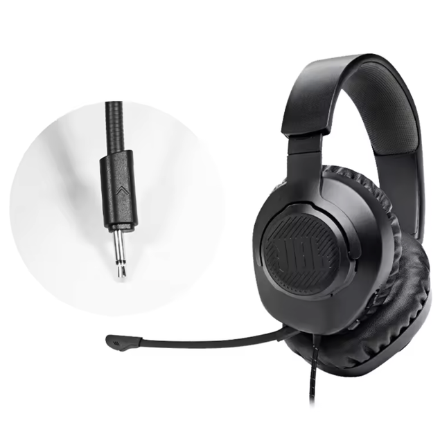 Мікрофон гарнітура до навушників JBL Quantum Q100, Q350 - Фото 2 Мікрофон гарнітура до навушників JBL Quantum Q100, Q350 - зображення 2