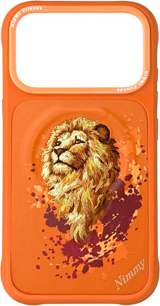 Etui plecki Nimmy Lew MagSafe do iPhone 17 Pro Orange (6971080316838) - obraz 1