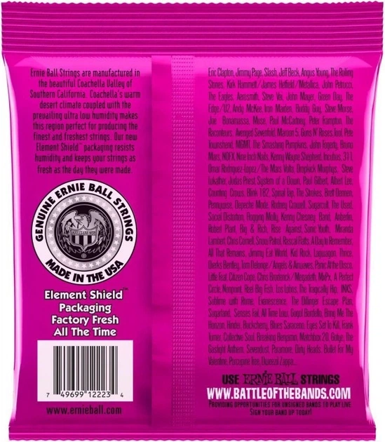 Струни для електрогітари Ernie Ball 2223 Super Slinky Nickel Wound 9/42 - Фото 2 Струни для електрогітари Ernie Ball 2223 Super Slinky Nickel Wound 9/42 - зображення 2