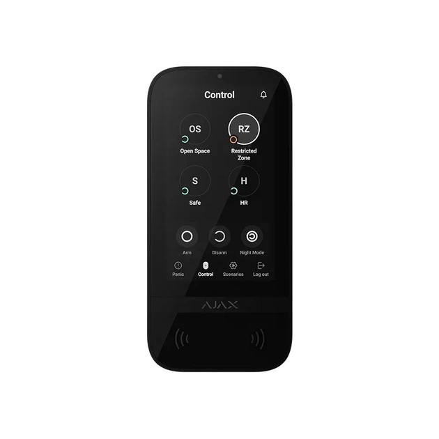 Клавиатура Ajax KeyPad TouchScreen (Black) - Фото 2 Клавиатура Ajax KeyPad TouchScreen (Black) - изображение 2