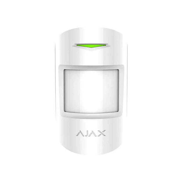 Беспроводной ИК-датчик движения и разбития стекла с микрофоном Ajax CombiProtect (White) - Фото 2 Беспроводной ИК-датчик движения и разбития стекла с микрофоном Ajax CombiProtect (White) - изображение 2