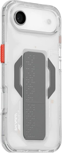 Etui SkinArma Haxa Magnetic Charging + Grip Stand do Apple iPhone Air Clear (8886461248623) - obraz 3