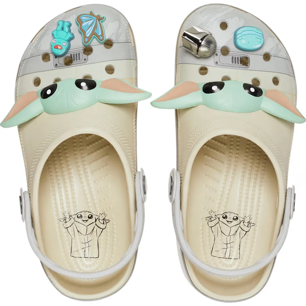 Зоряні Війни Crocs Classic Clog Star Wars Grogu Classic Clog Bone (39-40, бежевий) - Фото 3 Зоряні Війни Crocs Classic Clog Star Wars Grogu Classic Clog Bone (39-40, бежевий) - зображення 3