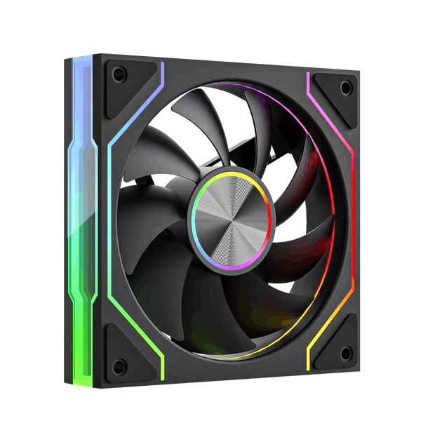Вентилятор Power Train Prism 7 PRO 120mm ARGB (Black) (Power Train PRISM 7 PRO 120mm black) - изображение 2