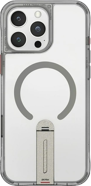 Etui SkinArma Helix Magnetic Charging 360 Rotating Stand do Apple iPhone 16 Pro Titanium (8886461247183) - obraz 1