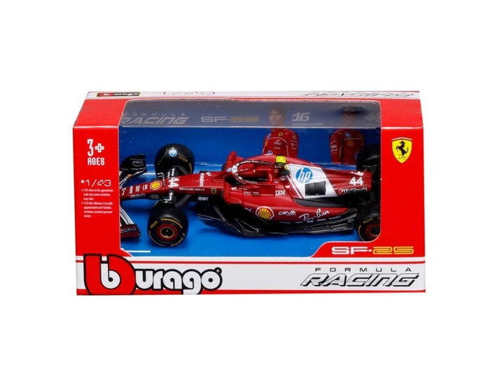 Колекційна модель Bburago F1 Ferrari SF25 Сезон 2025 Season Model