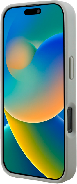 Etui Karl Lagerfeld Grained Pattern & Logo MagSafe do iPhone 16 Pro Grey (3666339463502) - obraz 5