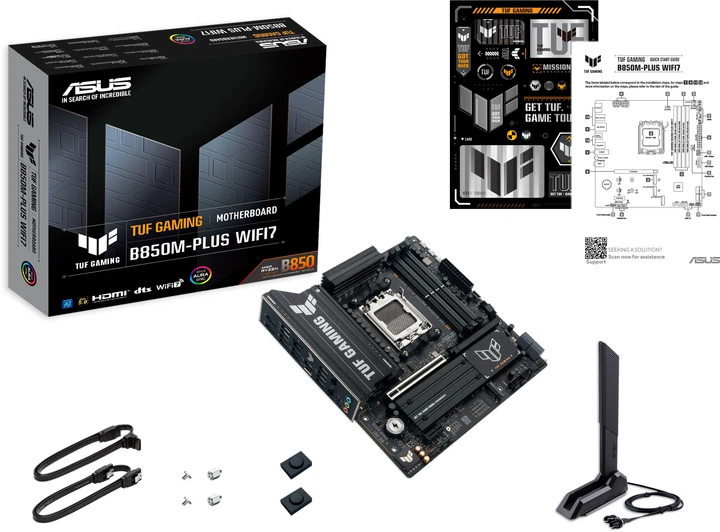 Материнська плата Asus TUF Gaming B850M-PLUS WIFI7 (sAM5, AMD B850, PCI-Ex16) - зображення 10