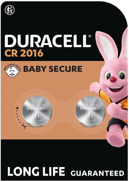 Батарейка Duracell CR2016 Lithium 3v (2 шт.) - Фото 1 Батарейка Duracell CR2016 Lithium 3v (2 шт.) - изображение 1