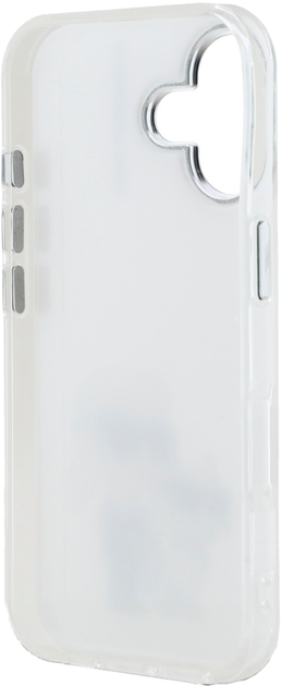 Etui Karl Lagerfeld IML Aquarelle Karl & Choupette & Logo do iPhone 16 White (3666339464929) - obraz 7