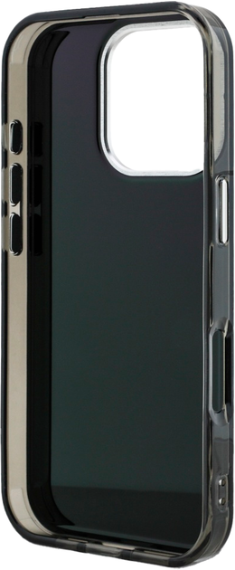 Etui Karl Lagerfeld IML Aquarelle Karl & Choupette & Logo do iPhone 16 Pro Black (3666339464769) - obraz 7