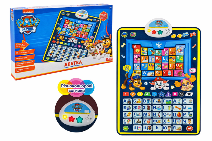 Плакат учебный "Азбука Paw Patrol". Цвет синий. Размер 45*60 см. Арт. KH07/005L - Фото 1 Плакат учебный "Азбука Paw Patrol". Цвет синий. Размер 45*60 см. Арт. KH07/005L - изображение 1