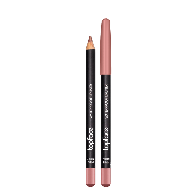 Олівець для губ Topface Waterproof Lipliner водостійкий PT613 № 107 Перламутровий Рожеве капучіно - Фото 1 Олівець для губ Topface Waterproof Lipliner водостійкий PT613 № 107 Перламутровий Рожеве капучіно - изображение 1