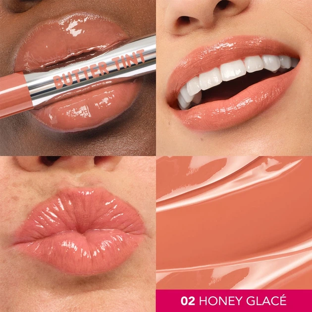 Тінт для губ Bourjois Butter Tint Lip Glaze стійкий 02 Honey Glace 2 г (3616306383036) - зображення 4