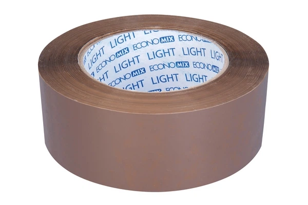 Скотч пакувальний Economix light 45мм х 200ярд коричневий (E47818) - Фото 1 Скотч пакувальний Economix light 45мм х 200ярд коричневий (E47818) - зображення 1