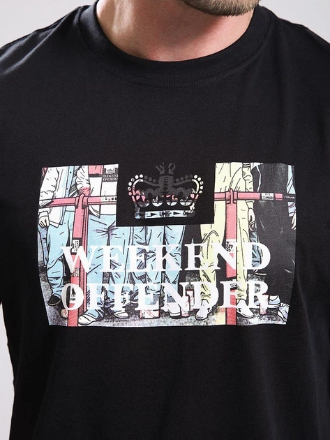 Футболка Weekend Offender Bissel Черная — размер XL - изображение 2