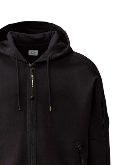 Толстовка мужская C.P. Company Fleece Black размер M - Фото 2 Толстовка мужская C.P. Company Fleece Black размер M - изображение 2