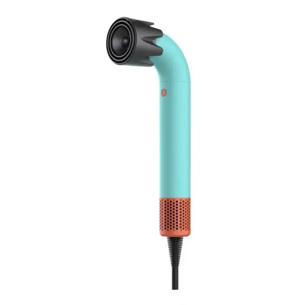 Фен стайлер Super Hairdryer мультистайлер 1600 Вт прибор для волос с холодным горячим воздухом 4 насадки Голубой - изображение 2