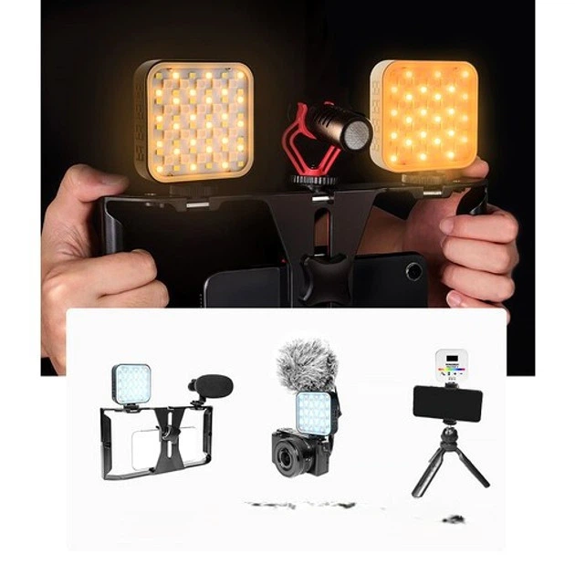 Накамерный видеосвет LED RGB YN60 RGB II для фото и видео съемки с регулировкой 2500K-9900K яркий компактный - Фото 6 Накамерный видеосвет LED RGB YN60 RGB II для фото и видео съемки с регулировкой 2500K-9900K яркий компактный - изображение 6