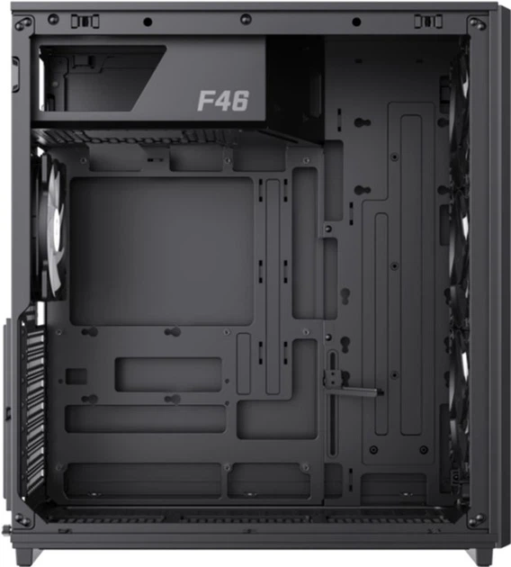 Корпус GameMax F46 BK с 4 ARGB вентиляторами - Фото 6 Корпус GameMax F46 BK с 4 ARGB вентиляторами - изображение 6