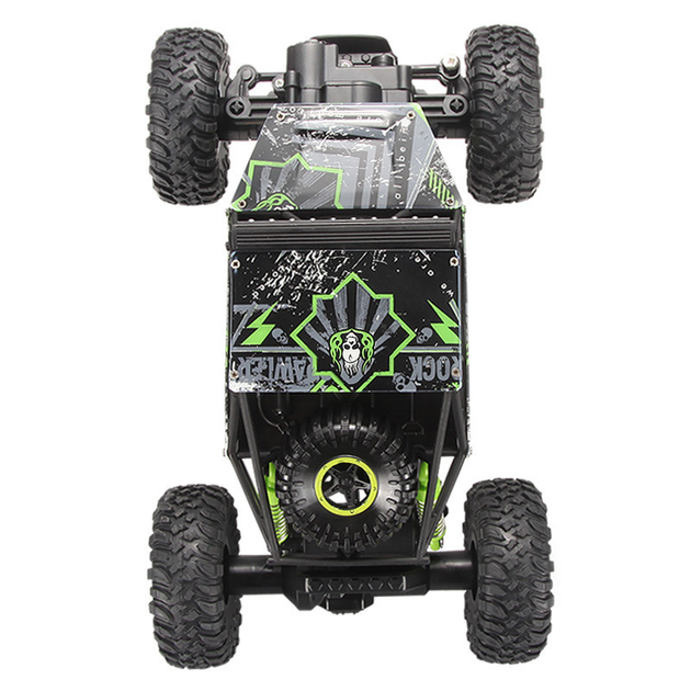 Машинка на радиоуправлении джип-вездеход HB Toys Rock Through на амортизаторах полноприводная с протекторами и большими резиновыми колесами Зелёный - Фото 6 Машинка на радиоуправлении джип-вездеход HB Toys Rock Through на амортизаторах полноприводная с протекторами и большими резиновыми колесами Зелёный - изображение 6