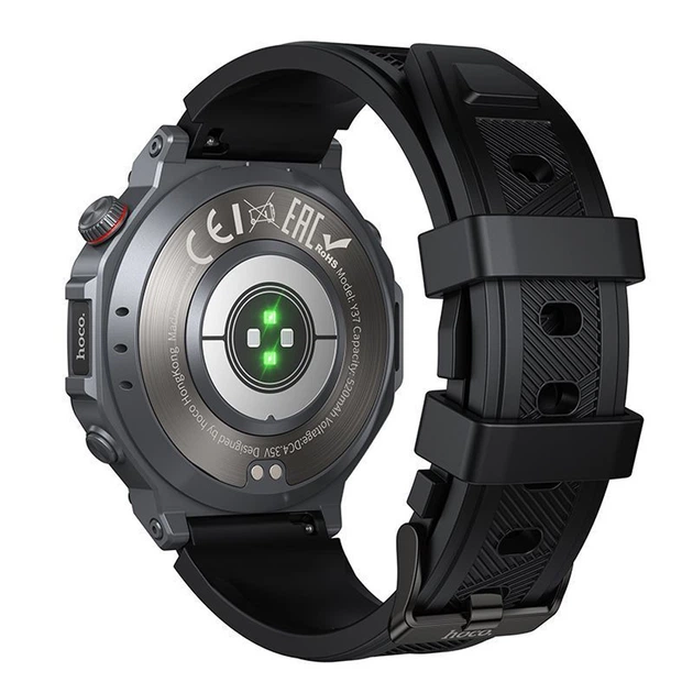 Смарт-годинник Hoco Y37 AMOLED GPS sports watch(call version) Black - Фото 3 Смарт-годинник Hoco Y37 AMOLED GPS sports watch(call version) Black - зображення 3