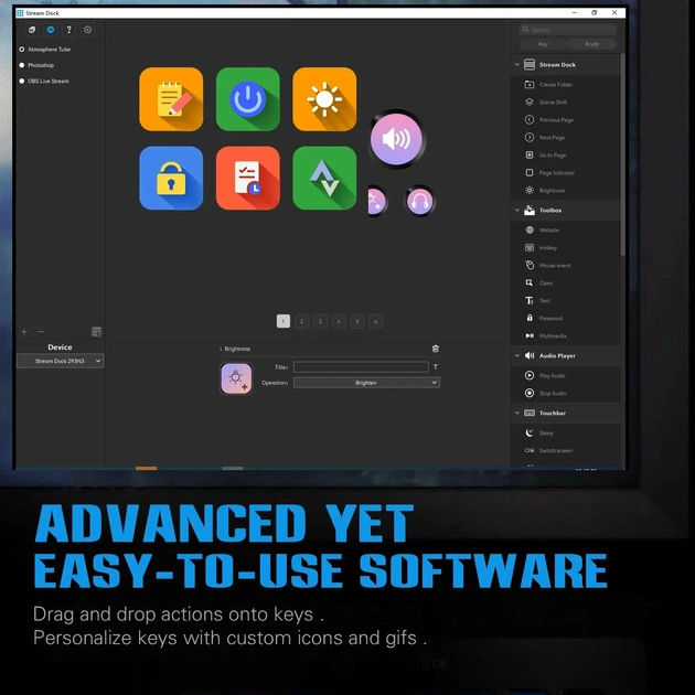 Мини-клавиатура консольная панель Mirabox N3 StreamDeck Global Version для Win/Mac - Фото 7 Мини-клавиатура консольная панель Mirabox N3 StreamDeck Global Version для Win/Mac - изображение 7
