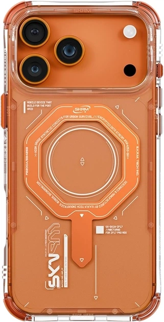 Etui SkinArma Magma Mag-Charge do Apple iPhone 17 Pro Max Orange (SK-2025IPP6.9-MGMA-ORG) - obraz 3
