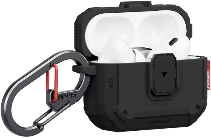 Etui SkinArma Mecha LE do Apple AirPods Pro 3 Black (SK-APP3MECLE-BLACK) - obraz 2