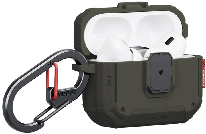 Etui SkinArma Mecha LE do Apple AirPods Pro 3 Forest (SK-APP3MECLE-FOREST) - obraz 2