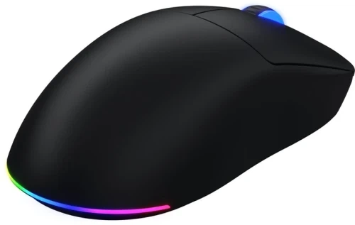 Миша бездротова Hator Quasar 3, Black, Bluetooth / 2.4GHz / USB, оптична (сенсор PixArt PMW 3311), до 12000 dpi, 35G, перемикачі Hator Optical 100M / Huano 3M, акумулятор 600 mAh (HTM730) - изображение 3