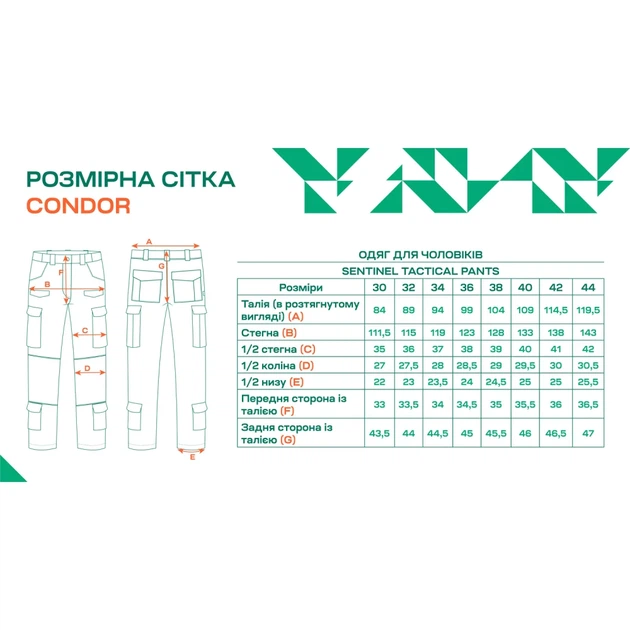 Брюки Condor-Clothing Sentinel Tactical Pants 32/34 Olive Drab - Фото 8 Брюки Condor-Clothing Sentinel Tactical Pants 32/34 Olive Drab - изображение 8