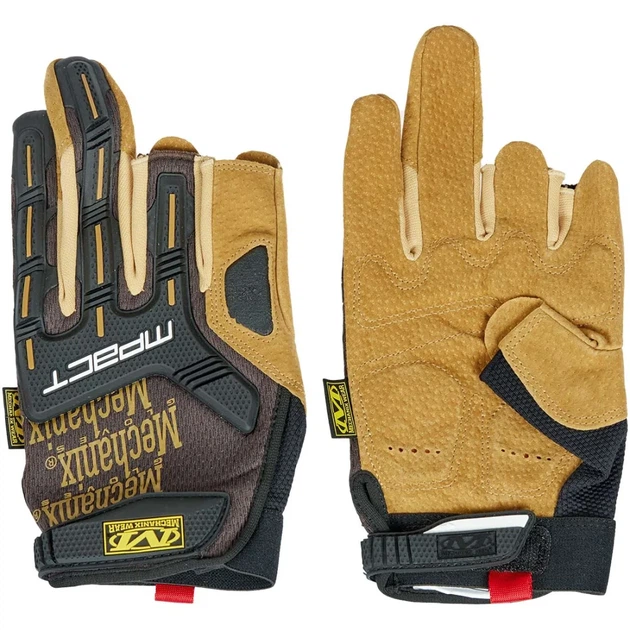 Перчатки Mechanix M-Pact Framer Leather L Brown - Фото 1 Перчатки Mechanix M-Pact Framer Leather L Brown - изображение 1