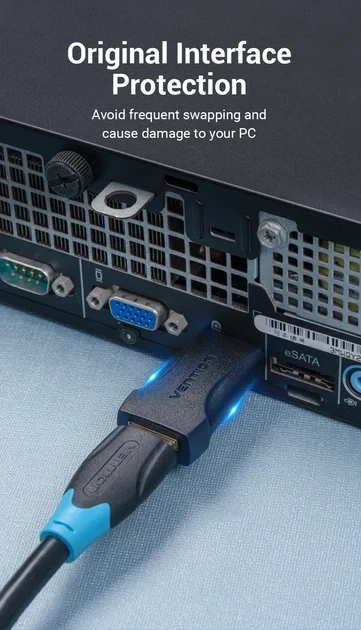 Конвертер Vention DisplayPort Male to HDMI Adapter Black (HBPB0) - зображення 7