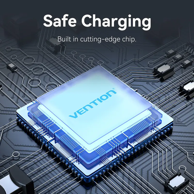 Перехідник-адаптер Vention USB Male to Type-C Female OTG Adapter 10 Гбіт/с USB 3.1 15 W Grey (CUAH0) - зображення 8
