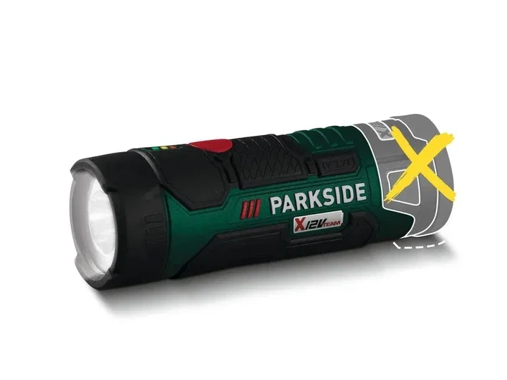 Акумуляторний ліхтар фонарик Parkside PTSA 12 A1 - зображення 6
