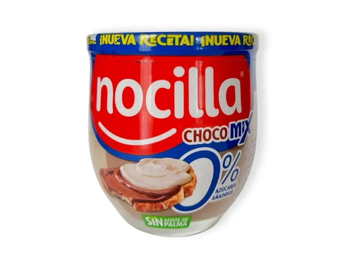 Паста шоколадна Nocilla Choco Mix без цукру та пальмової олії 180 г - Фото 1 Паста шоколадна Nocilla Choco Mix без цукру та пальмової олії 180 г - зображення 1